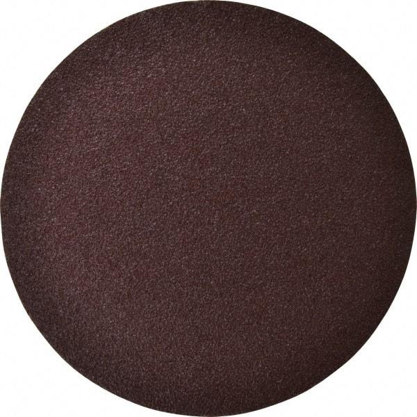 3M - 9" Diam, 36 Grit Aluminum Oxide Adhesive PSA Disc - Very Coarse Grade, Maroon, X Weighted Backing, Flexible, Use with Random Orbital Sanders - Apex Tool & Supply