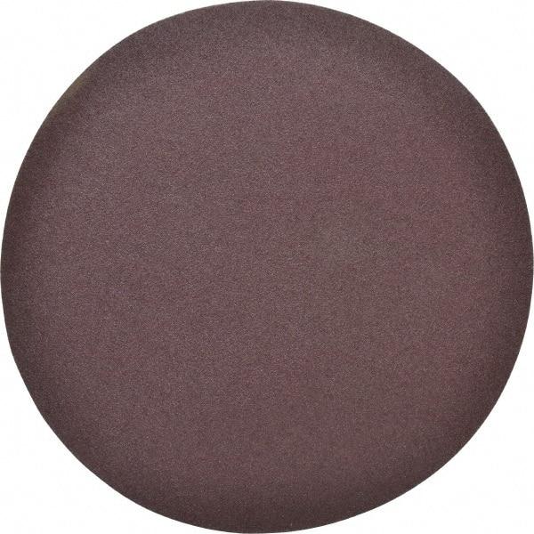 3M - 15" Diam, 40 Grit Aluminum Oxide Adhesive PSA Disc - Coarse Grade, X Weighted Cloth Backing, For Bench Top Motors, Random Orbital Sanders - Apex Tool & Supply