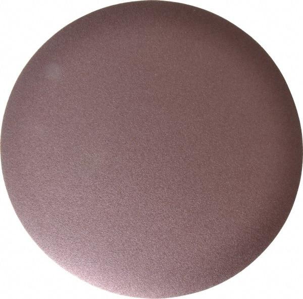 3M - 15" Diam, 50 Grit Aluminum Oxide Adhesive PSA Disc - Coarse Grade, Maroon, X Weighted Backing, Flexible, Use with Random Orbital Sanders - Apex Tool & Supply