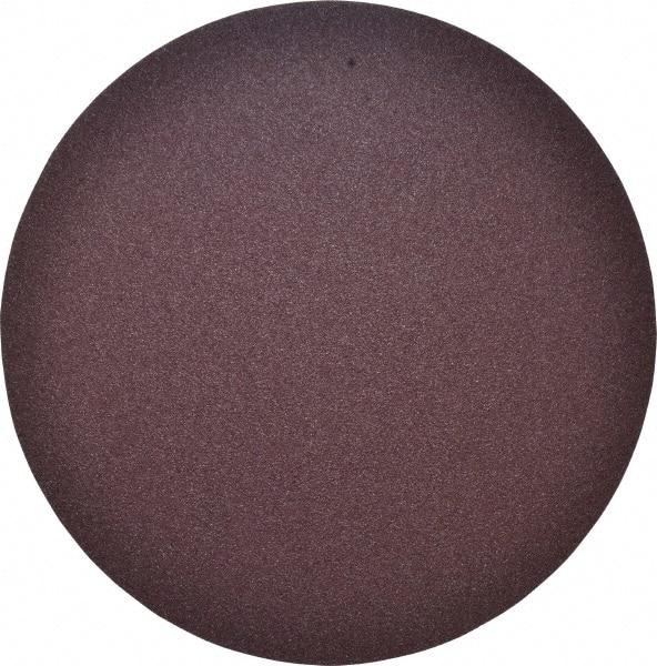 3M - 16" Diam, 36 Grit Aluminum Oxide Adhesive PSA Disc - Very Coarse Grade, X Weighted Cloth Backing, For Bench Top Motors, Random Orbital Sanders - Apex Tool & Supply