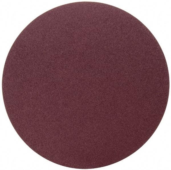 3M - 20" Diam, 60 Grit Aluminum Oxide Adhesive PSA Disc - Medium Grade, X Weighted Cloth Backing, For Bench Top Motors, Random Orbital Sanders - Apex Tool & Supply