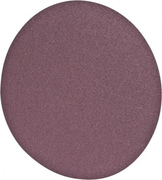 3M - 24" Diam, 36 Grit Aluminum Oxide Adhesive PSA Disc - Very Coarse Grade, X Weighted Cloth Backing, For Bench Top Motors, Random Orbital Sanders - Apex Tool & Supply