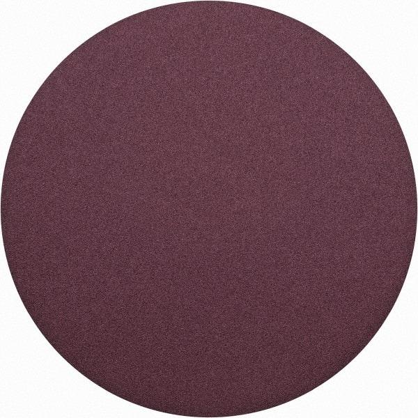 3M - 24" Diam, 50 Grit Aluminum Oxide Adhesive PSA Disc - Coarse Grade, X Weighted Cloth Backing, For Bench Top Motors, Random Orbital Sanders - Apex Tool & Supply