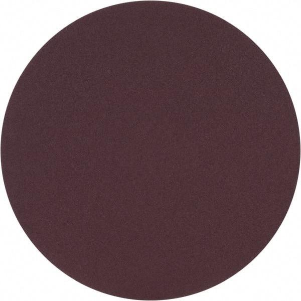 3M - 24" Diam, 60 Grit Aluminum Oxide Adhesive PSA Disc - Medium Grade, X Weighted Cloth Backing, For Bench Top Motors, Random Orbital Sanders - Apex Tool & Supply