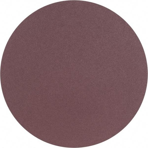 3M - 24" Diam, 80 Grit Aluminum Oxide Adhesive PSA Disc - Medium Grade, X Weighted Cloth Backing, For Bench Top Motors, Random Orbital Sanders - Apex Tool & Supply