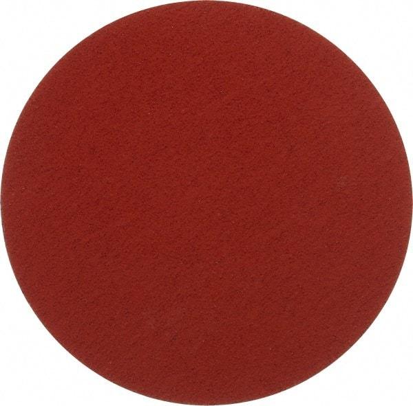 3M - 12" Diam, 36 Grit Ceramic Adhesive PSA Disc - Very Coarse Grade, Orange, YF Weighted Backing, Flexible, Use with Bench Top Motors - Apex Tool & Supply