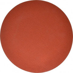 3M - 12" Diam, 50 Grit Ceramic Adhesive PSA Disc - Coarse Grade, Orange, YF Weighted Backing, Flexible, Use with Bench Top Motors - Apex Tool & Supply