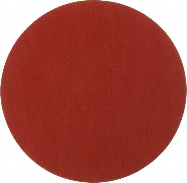 3M - 12" Diam, 60 Grit Ceramic Adhesive PSA Disc - Medium Grade, Orange, YF Weighted Backing, Flexible, Use with Bench Top Motors - Apex Tool & Supply