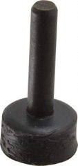 3M - 3/4" Diam Adhesive/PSA Disc Backing Pad - 1/4" Shank Diam, Medium Density, 20,000 RPM - Apex Tool & Supply