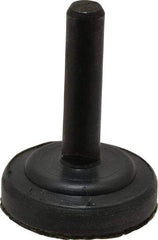 3M - 1" Diam Adhesive/PSA Disc Backing Pad - 1/4" Shank Diam, Medium Density, 20,000 RPM - Apex Tool & Supply