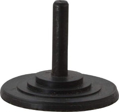 3M - 2" Diam Adhesive/PSA Disc Backing Pad - 1/4" Shank Diam, Medium Density, 15,000 RPM - Apex Tool & Supply