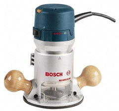 Bosch - Electric Routers Collet Size (Inch): 1/4; 3/8; 1/2 Collet Size (mm): 6.35 - Apex Tool & Supply