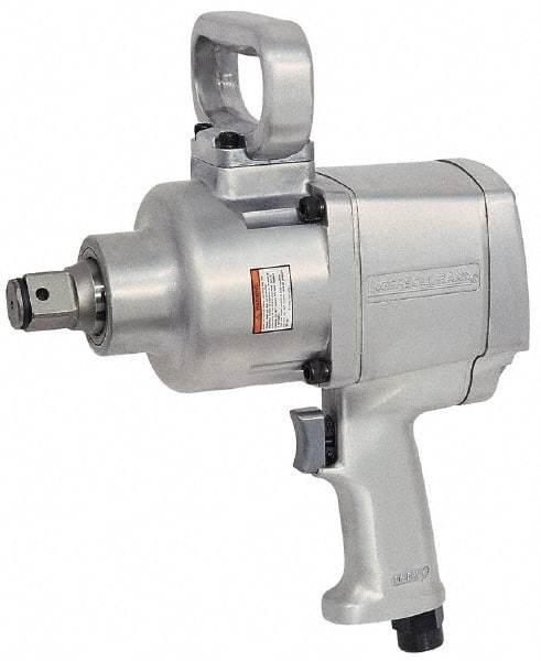 Ingersoll-Rand - 1" Drive, 5,000 RPM, 1,475 Ft/Lb Torque Impact Wrench - Pistol Grip Handle, 830 IPM, 34 CFM, 1/2" NPTF Inlet - Apex Tool & Supply