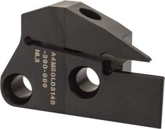 Kennametal - 3mm Groove Width, 14mm Max Depth of Cut, Left Hand Cut, A4M-B Indexable Grooving Blade - 3 Seat Size, Series A4 - Apex Tool & Supply