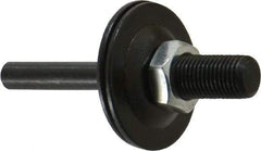 Value Collection - 3/8" Hole, Nut Lock Wheel Mandrel - 2-1/2" OAL, 3/8" Max Wheel Width, 1/4" Shank Diam - Apex Tool & Supply