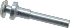 Value Collection - 1/4" Hole, Wheel Mandrel - 2-1/8" OAL, 3/8" Max Wheel Width, 1/4" Shank Diam - Apex Tool & Supply