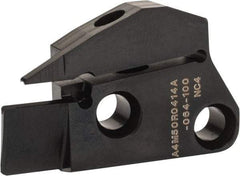 Kennametal - 4mm Groove Width, 14mm Max Depth of Cut, Right Hand Cut, A4M-A Indexable Grooving Blade - 4 Seat Size, Series A4 - Apex Tool & Supply
