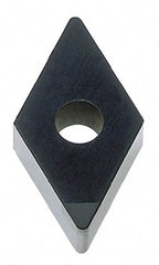 Seco - DCMW21.50.5 L1 Grade PCD20 Polycrystalline Diamond (PCD) Turning Insert - 55° Diamond, 1/4" Inscr Circle, 3/32" Thick, 0.0078" Corner Radius - Apex Tool & Supply