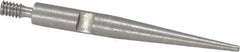 SPI - 0.031" Ball Diam, Steel, Ball Test Indicator Contact Point - 13/16" Contact Point Length, Use with Interapid Test Indicators - Apex Tool & Supply