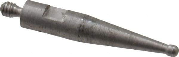 SPI - 0.04" Ball Diam, Steel, Ball Test Indicator Contact Point - 1/2" Contact Point Length, Use with Brown & Sharpe Test Indicators - Apex Tool & Supply
