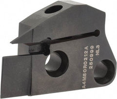 Kennametal - 2mm Groove Width, 12mm Max Depth of Cut, Right Hand Cut, A4M-A Indexable Grooving Blade - 2 Seat Size, Series A4 - Apex Tool & Supply