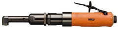 Dotco - 1/4" Keyed Chuck - Right Angle Handle, 3,300 RPM, 0.4 hp, 90 psi - Apex Tool & Supply