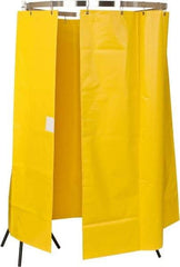 Bradley - 145" Wide x 70" High, Vinyl Plumbed Wash Station Shower Curtain - Includes Curtain Rail & Mounting Bracket - Apex Tool & Supply