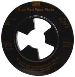 3M - 4-1/2" Max Diam, Abrasive Disc Face Plate - 5/8-11, 12,000 RPM - Apex Tool & Supply