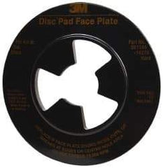 3M - 4-1/2" Max Diam, Abrasive Disc Face Plate - 5/8-11, 12,000 RPM - Apex Tool & Supply