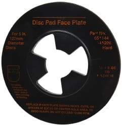 3M - 5" Max Diam, Abrasive Disc Face Plate - 5/8-11, 9,500 RPM - Apex Tool & Supply
