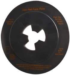 3M - 7" Max Diam, Abrasive Disc Face Plate - 5/8-11, 7,000 RPM - Apex Tool & Supply