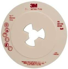 3M - 7" Max Diam, Abrasive Disc Face Plate - 5/8-11, 7,000 RPM - Apex Tool & Supply
