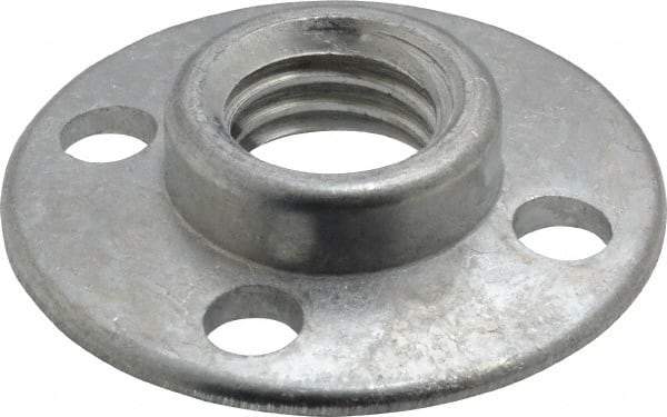 3M - 3/8" Max Diam, Abrasive Disc Retainer Nut - 5/8-11 Female, 3/8" Long - Apex Tool & Supply