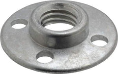 3M - 3/8" Max Diam, Abrasive Disc Retainer Nut - 5/8-11 Female, 3/8" Long - Apex Tool & Supply