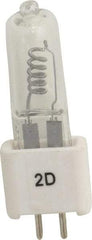 Value Collection - 360 Watt, 82 Volt, Halogen Miniature & Specialty T5 Lamp - 2 Pin Base, 50 to 749 Equivalent Range, Neutral (3,000 to 3,699), 3" OAL - Apex Tool & Supply