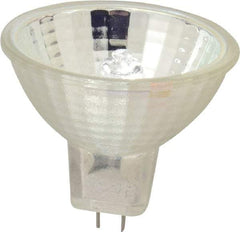 Value Collection - 410 Watt, 82 Volt, Halogen Miniature & Specialty MR16 Lamp - 2 Pin Base, 50 to 749 Equivalent Range, Neutral (3,000 to 3,699), 1-5/8" OAL - Apex Tool & Supply