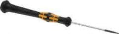 Wera - Electronic/Electrostatic Slotted Screwdriver - Round Shank, Ergonomic Handle - Apex Tool & Supply