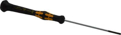 Wera - Electronic/Electrostatic Slotted Screwdriver - Round Shank, Ergonomic Handle - Apex Tool & Supply