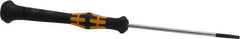Wera - Electronic/Electrostatic Slotted Screwdriver - Round Shank, Ergonomic Handle - Apex Tool & Supply