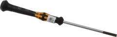 Wera - Electronic/Electrostatic Slotted Screwdriver - Round Shank, Ergonomic Handle - Apex Tool & Supply
