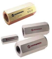 Norgren - 1-1/2" NPT Low Flow Air Fuse - 0 to 232 psi, Shutoff Valve & Aluminum Material - Apex Tool & Supply