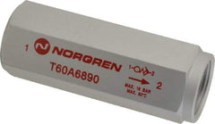 Norgren - 3/4" NPT Low Flow Air Fuse - 0 to 232 psi, Shutoff Valve & Aluminum Material - Apex Tool & Supply