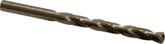 Triumph Twist Drill - 5/16" 135° Cobalt Jobber Drill - Oxide/Gold Finish, Right Hand Cut, Spiral Flute, Straight Shank, 4-1/2" OAL, Split Point - Apex Tool & Supply