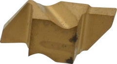 Kennametal - 2062NGP Grade KC850, 1.58mm Cutting Width Carbide Grooving Insert - 2.79mm Max Depth of Cut, Right Hand, 0.19mm Corner Radius, TiC/TiCN/TiN Finish - Apex Tool & Supply