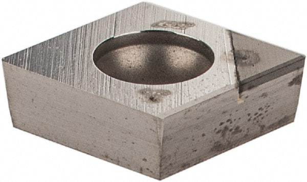 Iscar - CCMT2-0 T Grade IB55 CBN Turning Insert - Uncoated, 80° Diamond, 1/4" Inscr Circle, 3/32" Thick, 0.008" Corner Radius - Apex Tool & Supply