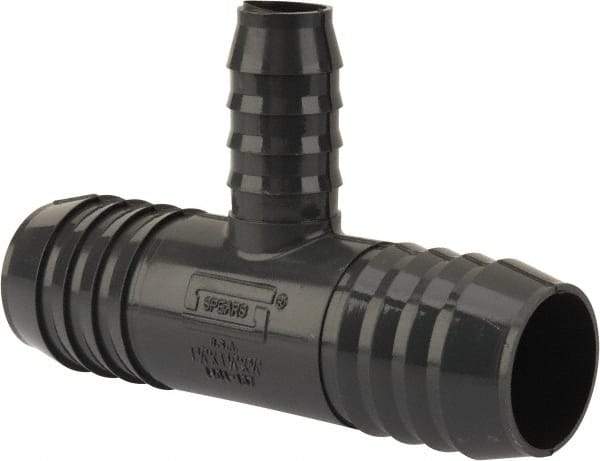 Value Collection - 1-1/4 x 1-1/4 x 3/4" Barb, Multiple Barbed Tube Reducing Tee - PVC, Male - Apex Tool & Supply