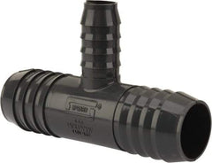 Value Collection - 1-1/4 x 1-1/4 x 3/4" Barb, Multiple Barbed Tube Reducing Tee - PVC, Male - Apex Tool & Supply