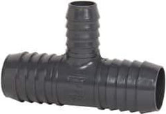 Value Collection - 1-1/2 x 1-1/2 x 1" Barb, Multiple Barbed Tube Reducing Tee - PVC, Male - Apex Tool & Supply