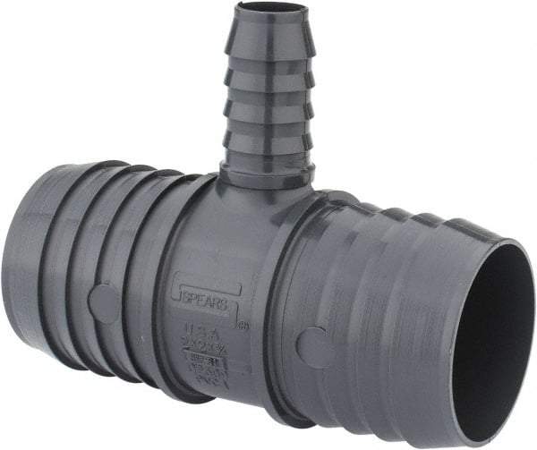 Value Collection - 2 x 2 x 3/4" Barb, Multiple Barbed Tube Reducing Tee - PVC, Male - Apex Tool & Supply