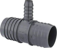 Value Collection - 2 x 2 x 3/4" Barb, Multiple Barbed Tube Reducing Tee - PVC, Male - Apex Tool & Supply